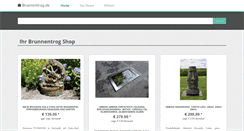 Desktop Screenshot of brunnentrog.de